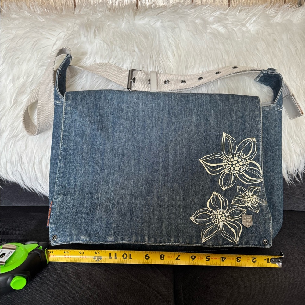 Golla Large Denim Laptop Messenger Bag